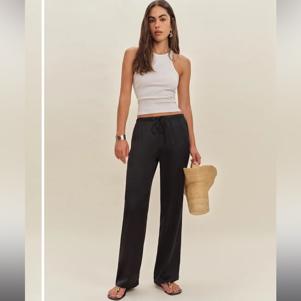 Reformation silk pant